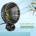 Car Cooling Fan, USB Backseat Auto Rear Seat Fan 3 Speed Vehicle Clip Fan for Car Vehicle Truck Van SUV RV Boat Bus. 