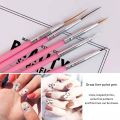 15 Pieces Nail Art Brush Set for Detailing, Striping, Blending, One-Stroke Nail Art with Gel Brushes, Painting Brushes, 3D Brush, Fan Brush and Liner. 