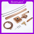 Broonpre Bathroom Freestanding Floor Mounted Bath Spout Faucet Cold/Hot Mixer Tap With Shower Hand Faucet Matte Black. 