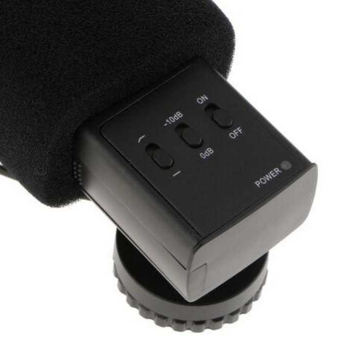 Mic-03 Stereo Recording Microphone 3.5Mm Mic For Dslr Camera Camcorder Dv
