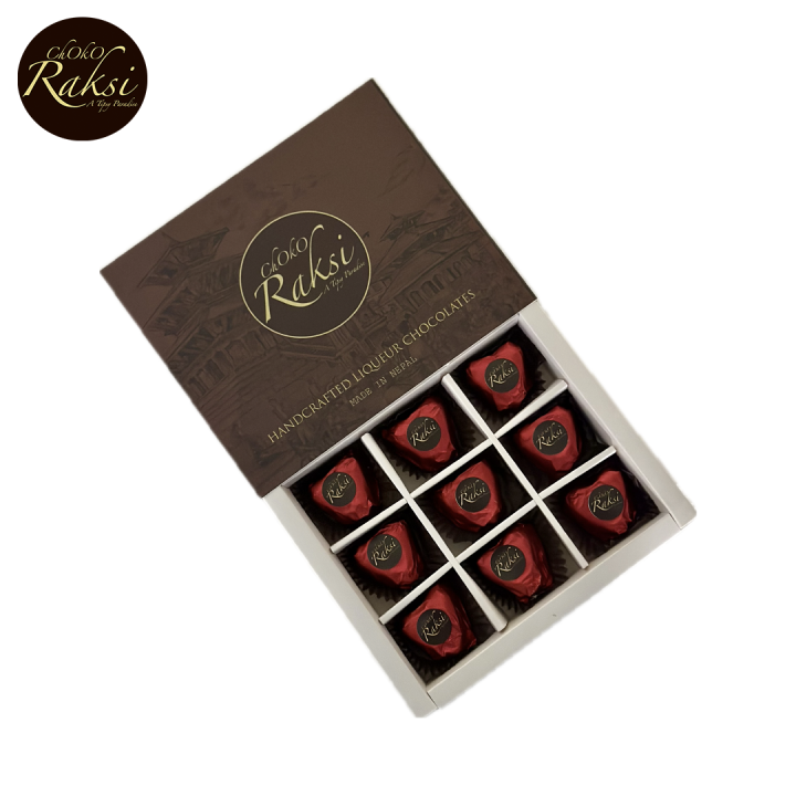 Exalted Raksi Choko Raksi Liqueur Chocolate Rumerry Collection 9 Pcs | Daraz.com.np