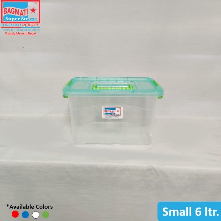Bagmati%20Small%20Smart%20Box%20Multipurpose%20Plastic%20Storage%20Container%20Box%20With%20Lock%20(Clear/Transparent)%20%E2%80%93%20Rectangular%2006%20Liter%20-%20Image%203