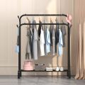 Coat Rack And Clothes Hanger Stand With Side Hooks And Bottom Shelves Heavy Duty Full Body Iron Coat Rack Clothes Hangers |. 