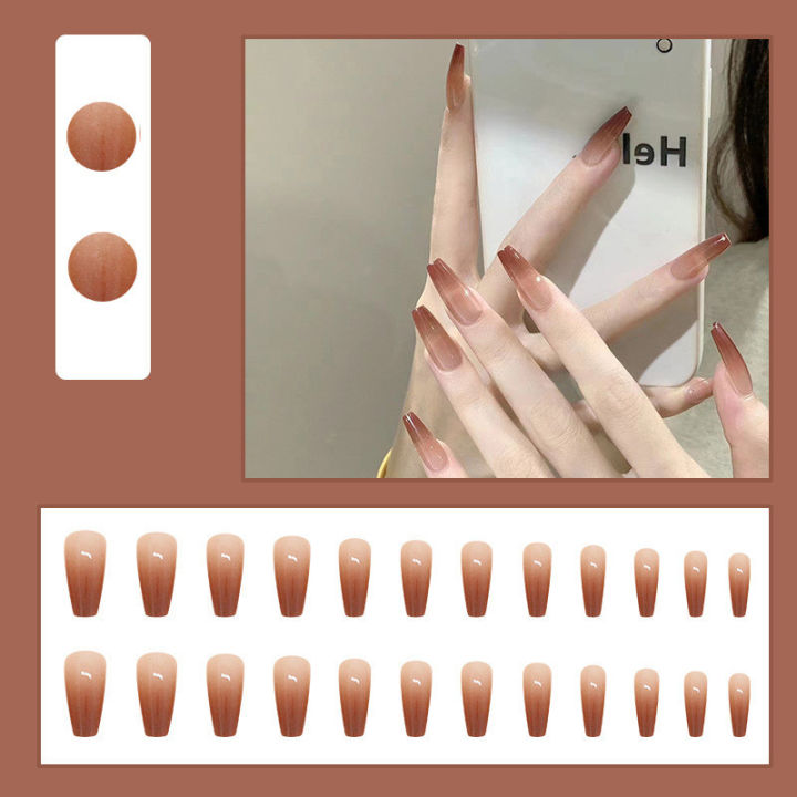 24Pcs%20Long%20Red%20Fake%20Nails%20with%20Glue%20DIY%20Art%20Design%20Elegant%20False%20Nails%20Wearable%20Nails%20Stylish%20Pattern%20Artificial%20Nails%20New%202024%20-%20Image%202