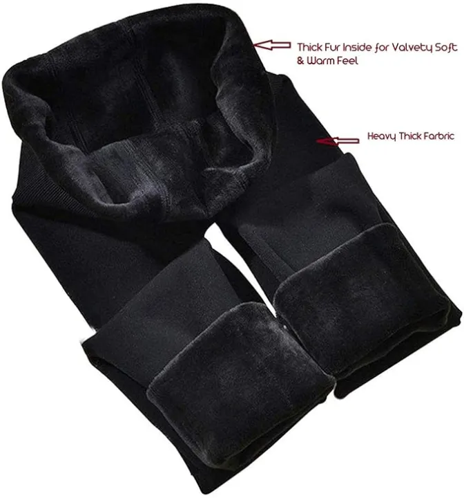 High%20Waisted%20Stretchy%20Fleece%20Lined%20Thigh%20Highs%20Warm%20Thick%20Fur%20Leggings%20(Black%20and%20Skin)%20For%20Women%20-%20Image%204