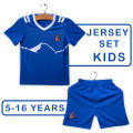 Nepal Football Blue Home Jersey Set For Kids. 