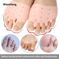 Wenefang 1pair Silicone Forefoot Pads Gel Insoles Toe Separator Cushion Pad Bargain price Pain Relief Shoes Insoles Finger Toe Valgus Corrector Gel Pad. 