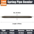 1Pcs Durable 420mm PVC Pipe Spring Bender 3/8 1/2 3/4 12.4-26.4mm Wire Pipe Bending Tool Square Steel Curve Spring Wire Tube Manual Tool. 