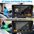 For 7 Inch Android Universal Car Mp5 with Carplay Central Control Multimedia Player, Navigator Gps. 