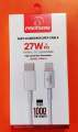 Premier PRM-14, 27W PD, Fast Charging Data Cable, Type C to Lightning. 