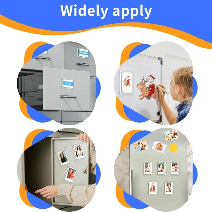 5pcs%20Gift%20Acrylic%20Fridge%20Magnetic%20Photo%20Frame%20Transparent%20Double%20Sided%20Card%20Display%20Frame%20Reusable%20Wide%20Use%20Refrigerator%20Magnet%20Picture%20Frame%20for%20Instant%20Photo%20-%20Image%206