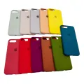 Apple iPhone 7 Plus / 7+ / iPhone 8 Plus / 8+ (Same Size)  Liquid Silicone Soft Cover Case | Microfiber Inside. 
