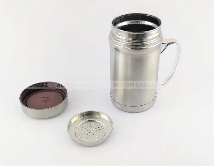 Stainless%20Steel%20Flask%20%20Mug%20With%20Tea%20Strainer-%20350%20Ml%20-%20Best%20For%20Green%20Tea%20Preparation%20And%20For%20Keeping%20Hot%20Tea/Coffee%20/%20Milk%C2%A0For%20More%20Time%20-%20Image%204