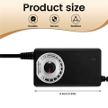 AC to DC Adapter 12V 2A Adjustable Power Supply Motor Speed Controller with US Plug For Electric Fan and Pump. 