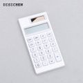 DISICHEN Hot Selling Portable 12 Bit Mute Calculator Pocket Ultra Thin Small Solar Calculator School Office Electronic Calculator Student Supplies. 