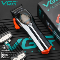 VGR V-647 Professional Hair Clipper | 9000 RPM Magnetic Motor, Cordless Rechargeable Hair Cutting Machine with LED Display for Men, Salon Barber Supplies. 