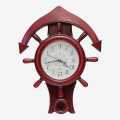 Red Color Pendulum  Quartz Wall Clock. 