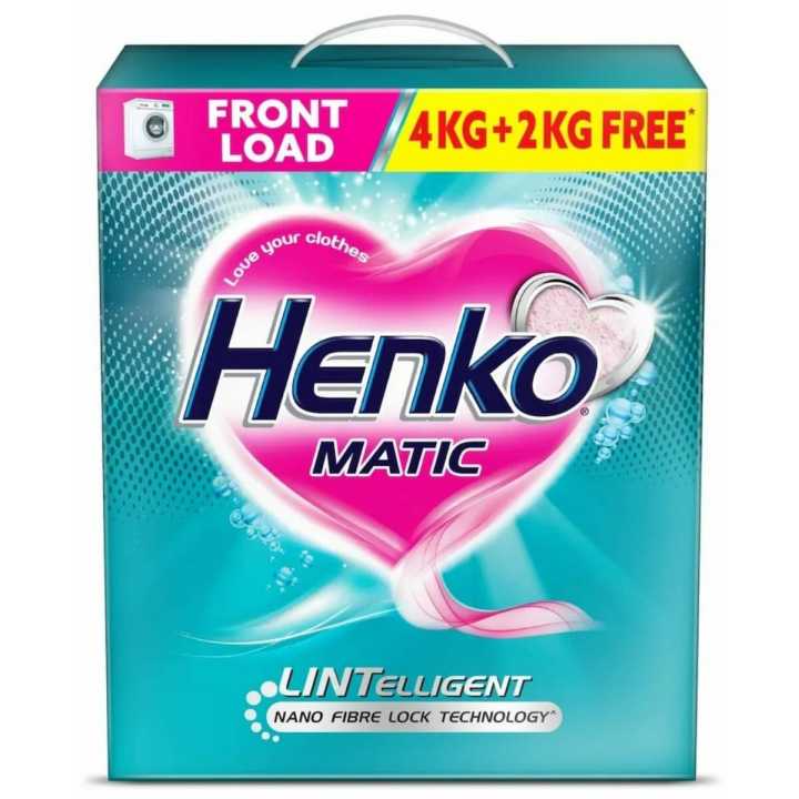 Henko Matric Front Load Detergent Powder 4+2kg