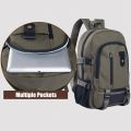 Vintage Camping Bag Canvas Backpack Laptop Bag Schoolbag Rucksack. 