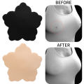1Pair Cloth Nipple Cover Teat Hide Women Nipple Pasties Piece Breast Petals Invisible Bra Padding Chest Sticker Patch Covers. 