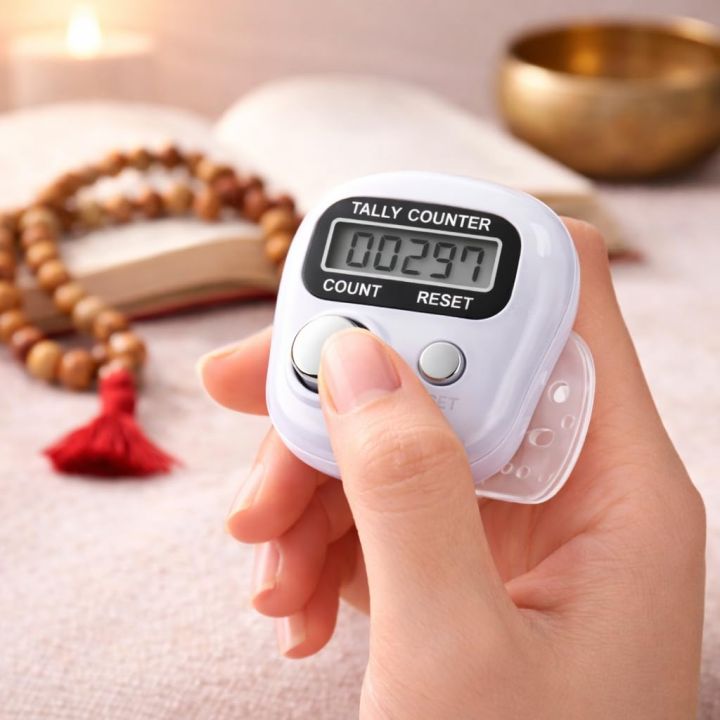 Hand Finger Digital Counter Electronic Counting Machine Naam Japa Tally ...