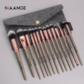 MAANGE 14 Makeup Brush Set With Brush Bag. 