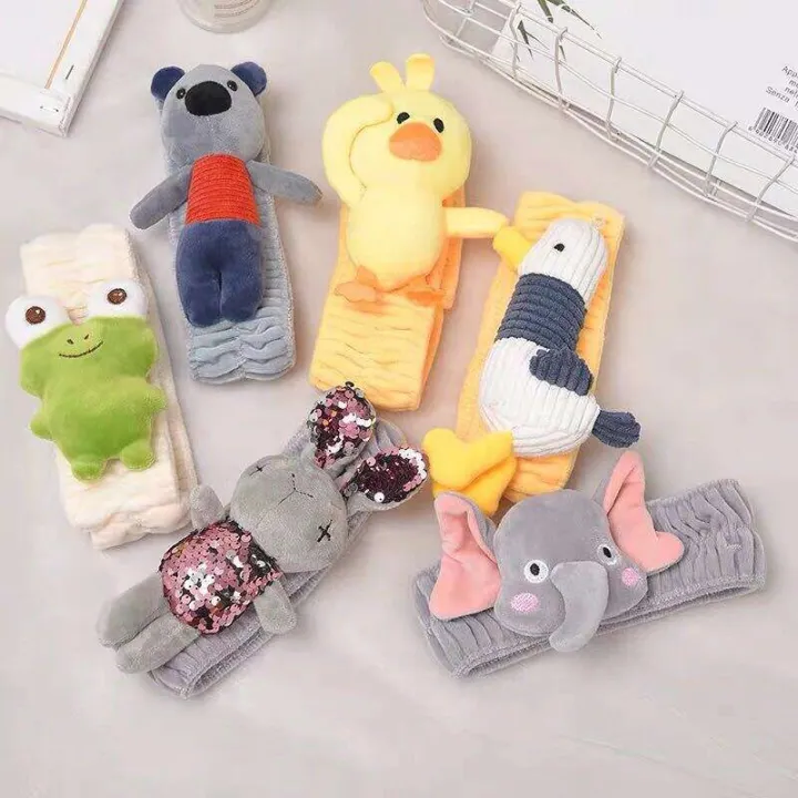 Korean%20New%20Style%20Girl%20Cartoon%20Cheer%20Duck%20Internet%20Celebrity%20Makeup%20Face%20Washing%20Animal%20Hairband%20Fruit%20Headband%20-%20Image%204