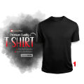 Livingtex T-Shirt For Men/ Black, Short Sleeve, Pure Cotton, Round Neck T-Shirt For Men. 