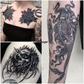 Difutagui New specials Dynamic Triple Black Pigment Tattoo Ink 30ml 60ml 90ml 120ml Portable Tattoo Ink Tattoo Supply For Body Drawing Teng Tattoo Material. 
