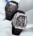 Gelatu 6012 Fashion Men Watches Top Brand Luxury Mechanical Sports Tonneau Design Montre Homme Silicone Automatic Skeleton Watch. 