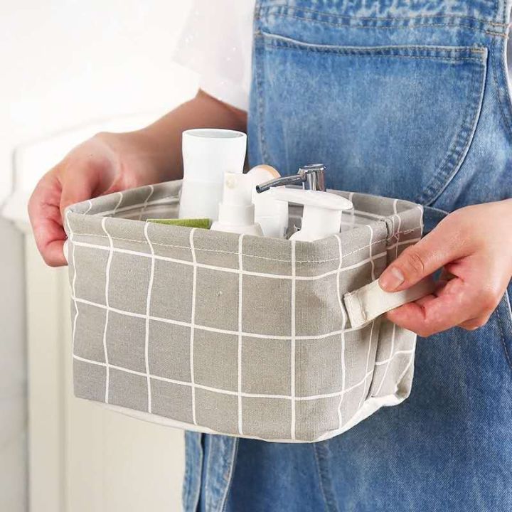 Cute%20Cotton%20Linen%20Mini%20Organizer%20with%20PE%20Coating%20Size%2020cm*16cm*14cm%20/Multicolor%20Desk/Accessories/Cosmetic/Makeup/Undergarments%20Organizer%20Container%20%7C%20-%20Image%203