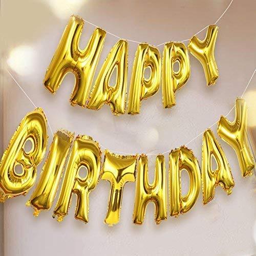 Happy Birthday Letter Foil Balloon