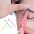 Stainless Eyebrow Razor for Face, Neck and Eyebrows 3pc Set. 