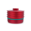 Oil Filter Cover Aluminum Alloy Engine Oil Filter Housing Red. 