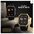 Fire-Boltt Commando 1.95 AMOLED, 123 sports modes, and Bluetooth calling Smartwatch  (Active Black Strap, Free Size). 