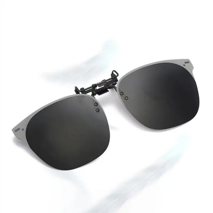 Polarized%20Clip%20On%20Sunglasse%20Flip%20Up%20Glasses%20Sunglasse%20Glasses%20Clip%20-%20Image%205
