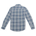 Blue Cheque Cotton Full Shirt For Men. 