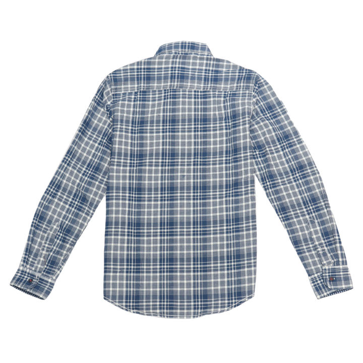 Blue%20Cheque%20Cotton%20Full%20Shirt%20For%20Men%20-%20Image%203