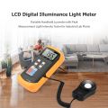 Digital Illuminance Light Meter Manual Range 200 to 200,000 Lux LCD Photometer Portable Handheld Luxmeter with Peak Measurement Light Intensity Tester for Industrial Lab Plants. 