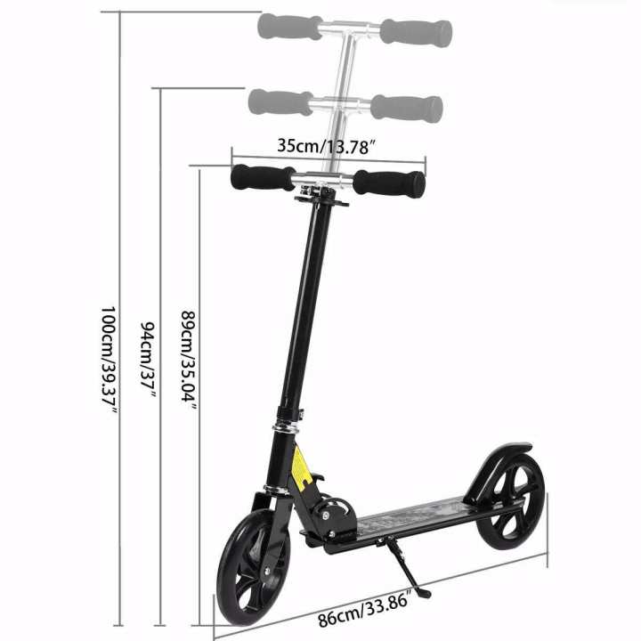 Kids/Adult%20Scooter%20With%203%20Seconds%20Easy-Folding%20System,%20220Lb%20Folding%20Adjustable%20Scooter%20With/Without%20Disc%20Brake%20And%20200Mm%20Large%20Wheels%20-%20Image%203