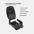 ArcticHunter Hard Shell Laptop Backpack Multifunction Travel USB Charging Hardshell Backpacks Anti-theft B00320. 