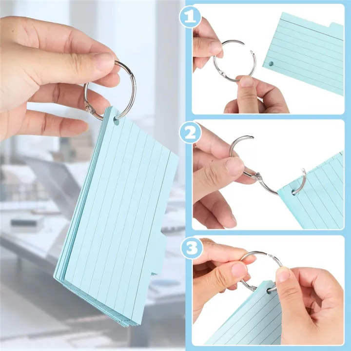 Index%20Card%20Holder%20Set,Index%20Box%20with%20230%20Assorted%20,%20Colourful%20Lined,%206%20Rings%20and%20Stickers%20Perfect%20for%20School%20-%20Image%205