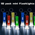 100 Pcs Mini Flashlight Keychain Bulk Mini Keychain Led Small Flashlights for Kids Adults Hiking Camping Stuffers Home. 