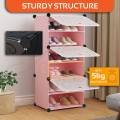 Diy 1 X 6 Cube Shoe Rack Wardrobe Box Storage Closet Organizer Cabinet. 