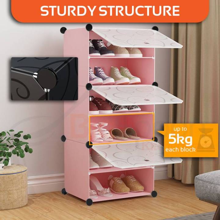 Diy%201%20X%206%20Cube%20Shoe%20Rack%20Wardrobe%20Box%20Storage%20Closet%20Organizer%20Cabinet%20-%20Image%202