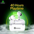 Green Pulse ANC (UP to 32 dB) Earbuds | 40 Hours | Quad Mic |  App Support | BT Version 6.0 | 45ms Low Latency| IPX5 Water Resistance  | ASAP  Fast Charging | 12.4mm Driver For Deep Bass Wireless Earbuds | Type-c Charging. 