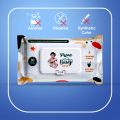 PURE Non-Alcoholic Baby Wipes – 80 Wipes | Gentle Cleansing | Skin-Safe | Made in Nepal. 