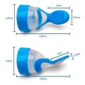 90ml Safe Newborn Baby Feeding Bottle Toddler Silicone Squeeze Feeding Spoon Milk Bottle Baby Training Feeder Food Supplement. 