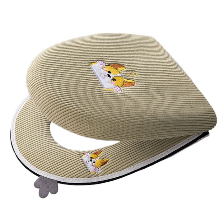 2PCS/Set%20Washable%20Multicolor%20Toilet%20Seat%20Mat%20Set%20Cartoon%20Dog%20Duck%20Free%20Size%20Closestool%20Seat%20Case%20Flannelette%20Warm%20Cushion%20Lid%20Cover%20Bathroom%20-%20Image%209