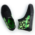 Vans Skate Sk8-Hi Glow Skulls Shoes for Unisex. 
